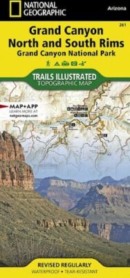 Grand Canyon North and South Trails Illustrated