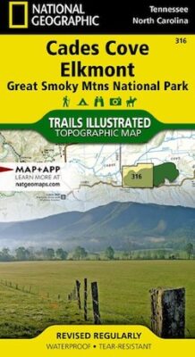 Cades Cove Elkmont Trails Illustrated