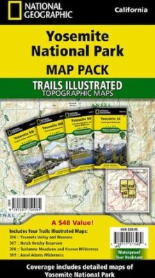 Yosemite Trails Illustrated Map Bundle