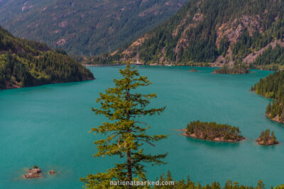 Diablo Lake Overlook in North Cascades National Park Complex