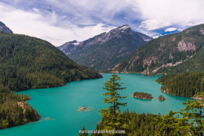 Diablo Lake Overlook, North Cascades National Park Complex. Washington