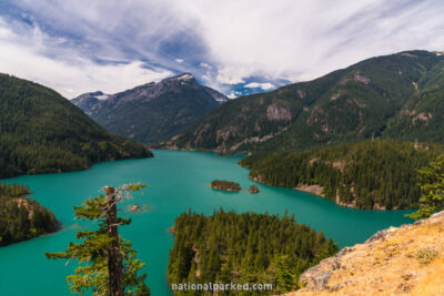 Diablo Lake Overlook, North Cascades National Park Complex. Washington