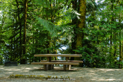 Fairholme Campground in Olympic National Park in Washington