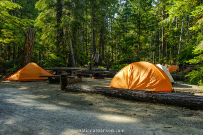 Heart o' the Hills Campground in Olympic National Park in Washington