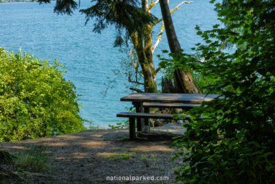 July Creek Picnic Area in Olympic National Park in Washington