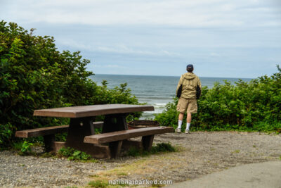 Kalaloch Campground in Olympic National Park in Washington