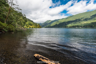 Lake Crescent in Olympic National Park in Washington