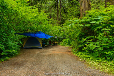 Mora Campground in Olympic National Park in Washington