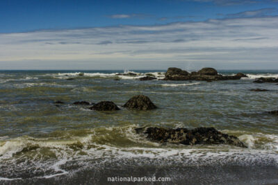 Rialto Beach in Olympic National Park in Washington