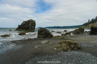 Ruby Beach in Olympic National Park in Washington