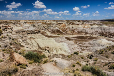 Blue Mesa in Petrified Forest National Park in Arizona