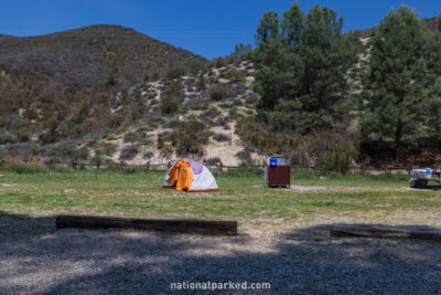 Pinnacles Campground in Pinnacles National Park in California