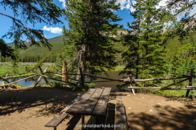 Beaver Ponds Picnic Area in Rocky Mountain National Park in Colorado