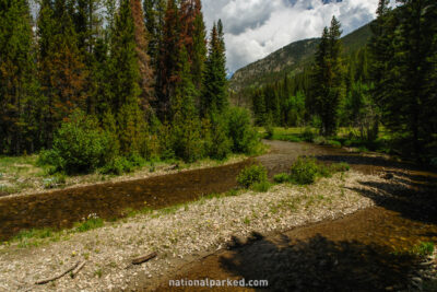 Colorado River Trail in Rocky Mountain National Park in Colorado