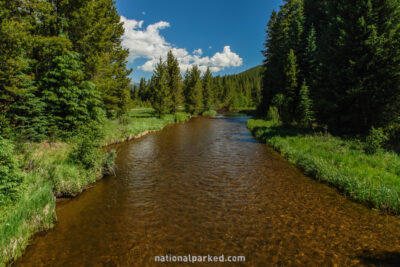 Coyote Valley Trail in Rocky Mountain National Park in Colorado