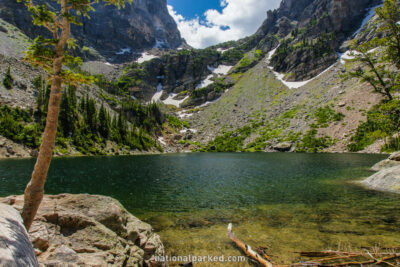 Emerald Lake in Rocky Mountain National Park in Colorado