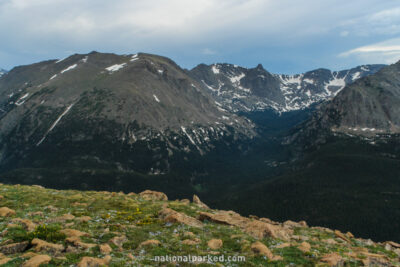 Forest Canyon Overlook in Rocky Mountain National Park in Colorado