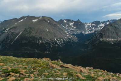 Forest Canyon Overlook in Rocky Mountain National Park in Colorado