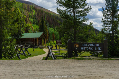 Holzwarth Historic Site in Rocky Mountain National Park in Colorado