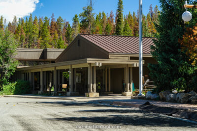 Kawuneeche Visitor Center in Rocky Mountain National Park in Colorado