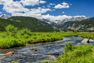 Moraine Park in Rocky Mountain National Park in Colorado