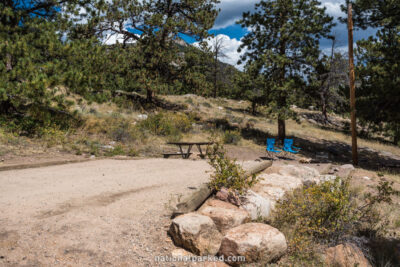 Moraine Park Campground in Rocky Mountain National Park in Colorado