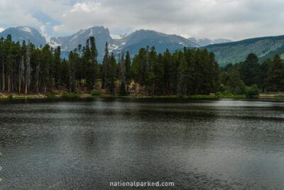Sprague Lake in Rocky Mountain National Park in Colorado