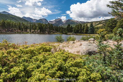 Sprague Lake in Rocky Mountain National Park in Colorado