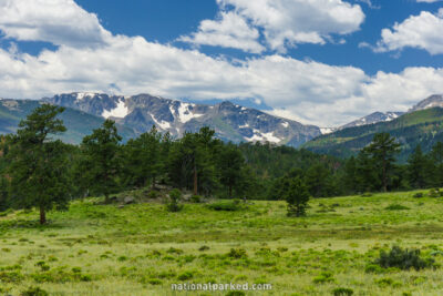 Upper Beaver Meadows in Rocky Mountain National Park in Colorado