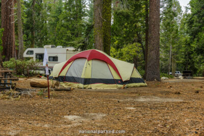 Azalea Campground in Kings Canyon National Park in California
