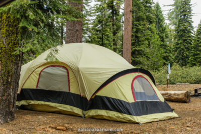 Azalea Campground in Kings Canyon National Park in California