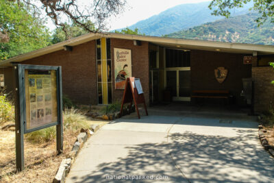 Foothills Visitor Center in Sequoia National Park in California