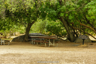 Hospital Rock Picnic Area in Sequoia National Park in California