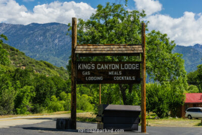 Kings Canyon Lodge in Sequoia National Forest in California