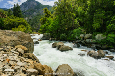 Kings River in Sequoia National Forest in California