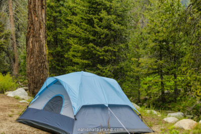 Lodgepole Campground in Sequoia National Park in California
