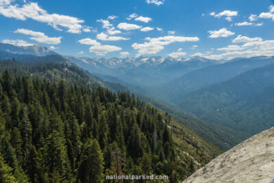 Moro Rock in Sequoia National Park in California
