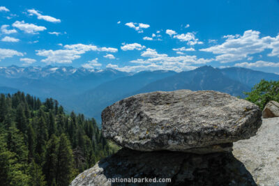 Moro Rock in Sequoia National Park in California