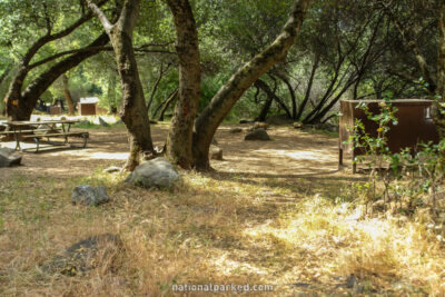 Potwisha Campground in Sequoia National Park in California