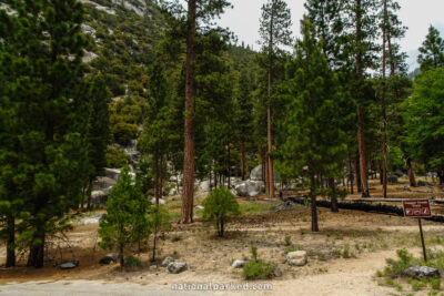 Roads End in Kings Canyon National Park in California