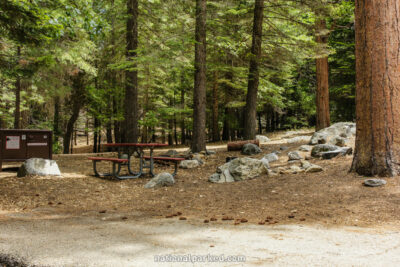 Sheep Creek Campground in Kings Canyon National Park in California
