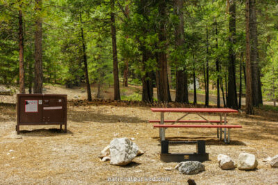 Sheep Creek Campground in Kings Canyon National Park in California