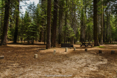 Stony Creek Campground in Sequoia National Forest in California