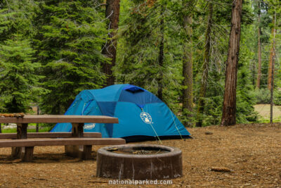 Sunset Campground in Kings Canyon National Park in California