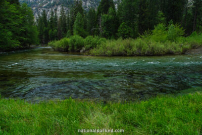 Zumwalt Meadow in Kings Canyon National Park in California