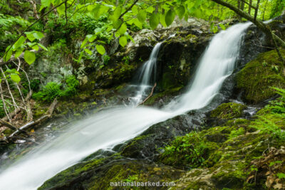 Lands Run Falls in Shenandoah National Park in Virginia