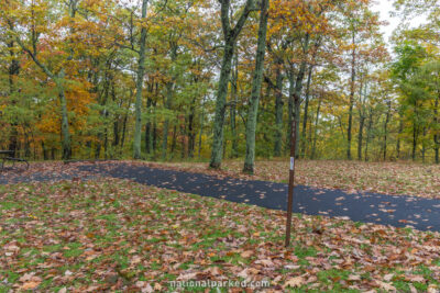 Mathews Arm Campground in Shenandoah National Park in Virginia