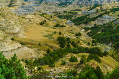 Bentonitic Clay in Theodore Roosevelt National Park in North Dakota