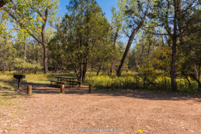 Cottonwood Campground in Theodore Roosevelt National Park in North Dakota