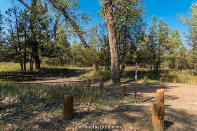 Cottonwood Campground in Theodore Roosevelt National Park in North Dakota